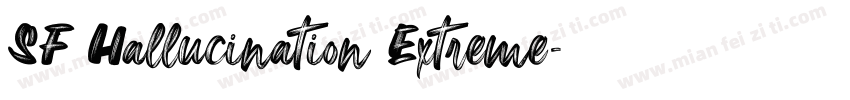SF Hallucination Extreme字体转换